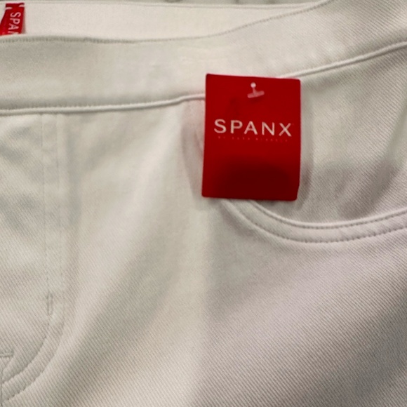 NWT SPANX Jean-ish® Ankle Leggings in White- Size XL - Picture 13 of 14